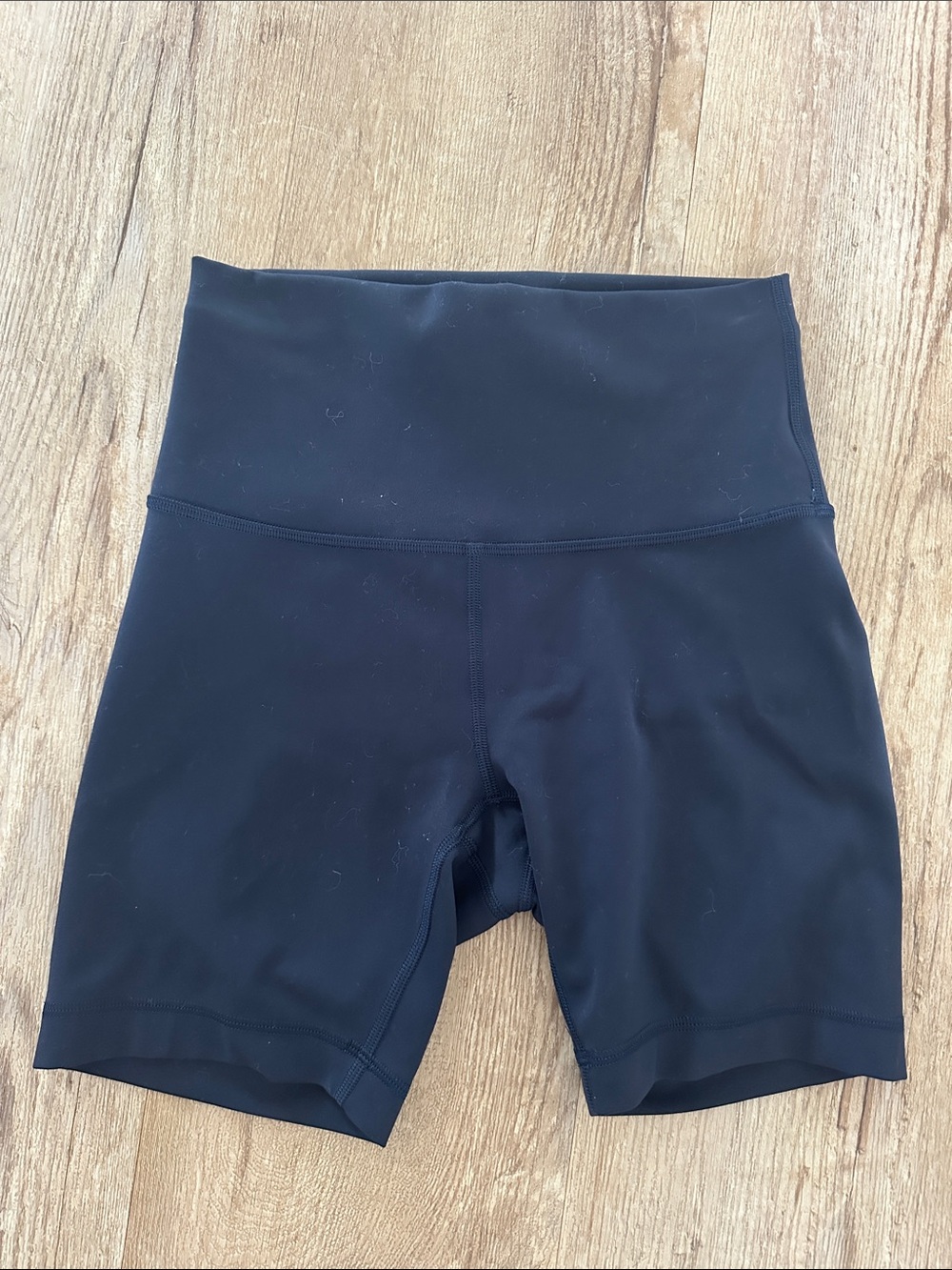 lululemon athletica Black High-Rise Bike Shorts